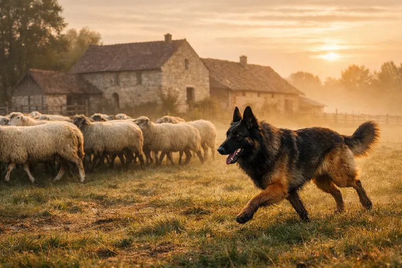 Belgian Shepherds and European Stock Work