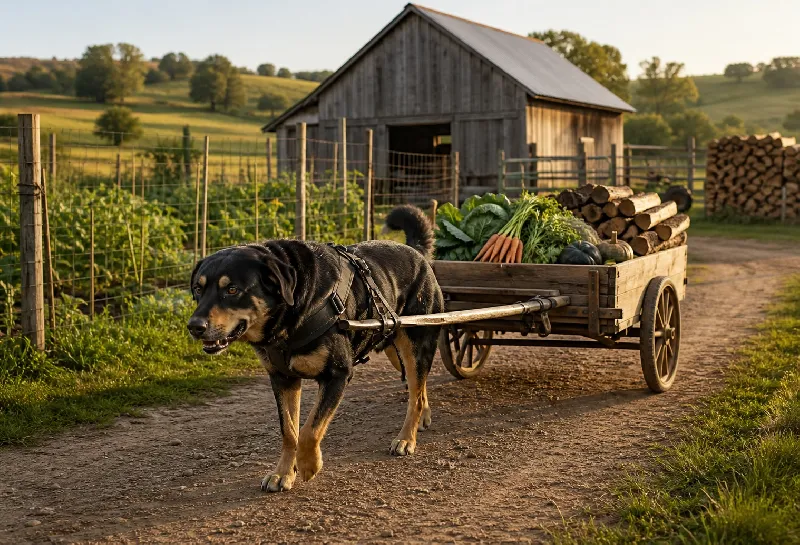 Draft Dogs in Modern Homesteading