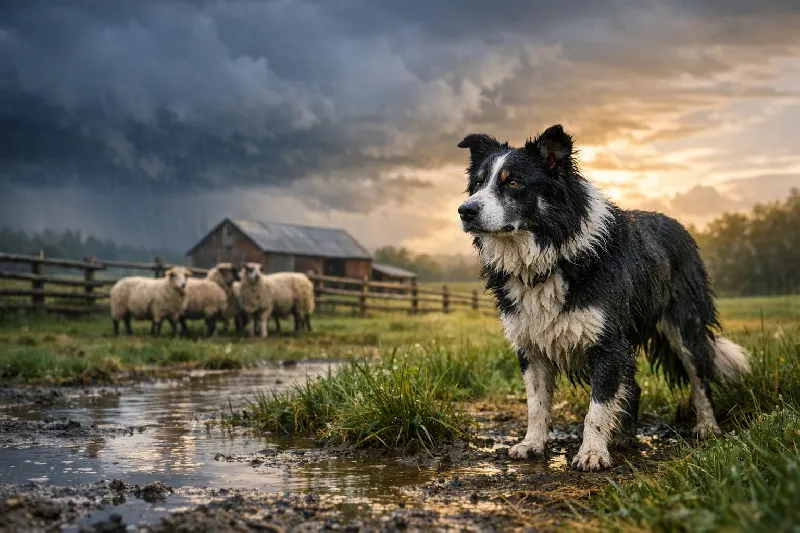 Weather Challenges for Farm Dogs