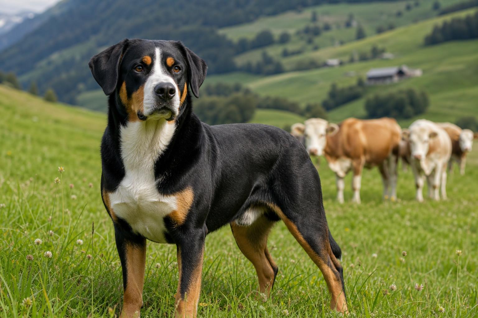 Entlebucher Mountain Dogs